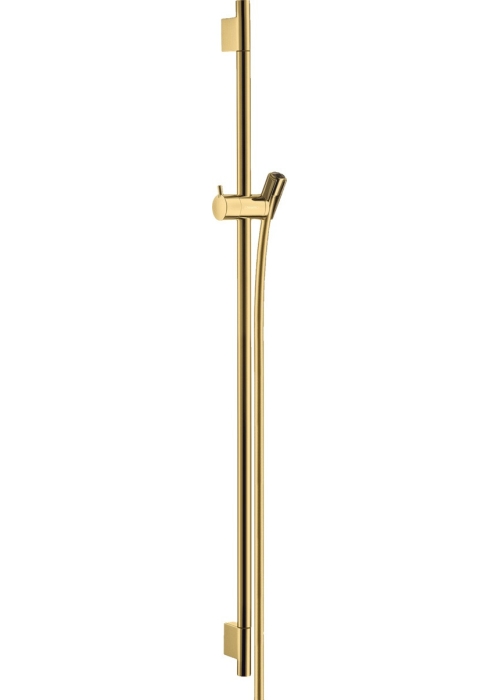 Душевая штанга Hansgrohe Unica S Pura 90 см со шлангом для душа 160 см Polished Gold Optic 28631990