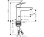 Змішувач для раковини Hansgrohe Logis CoolStart без донного клапана Chrome 71255000