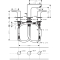 Змішувач для раковини на 3 отвори Hansgrohe Talis E Matt White 71733700