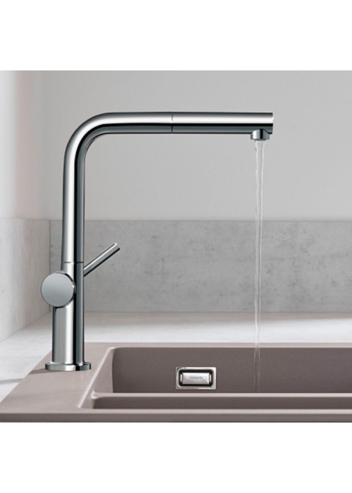 Смеситель Hansgrohe Talis M54 для кухонной мойки с выдвижным душем, хром 72808000