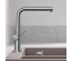 Смеситель Hansgrohe Talis M54 для кухонной мойки с выдвижным душем, хром 72808000