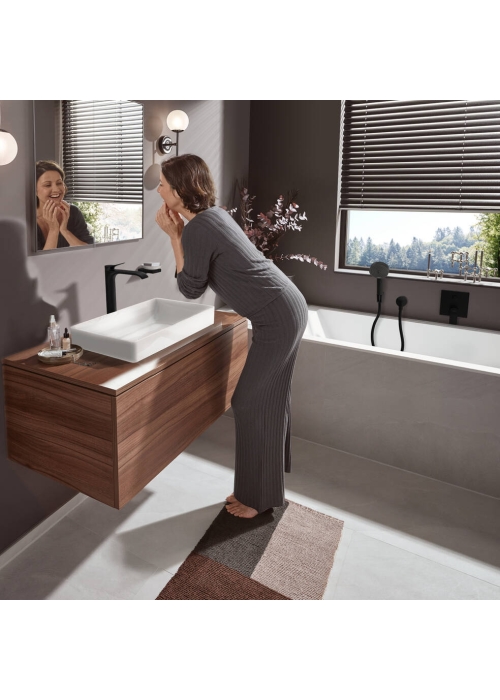 Смеситель Hansgrohe Vivenis для душа скрытого монтажа, черный матовый 75415670