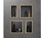 Настінна ніша Hansgrohe XtraStoris Individual з рамкою 30x30x10 см Polished Gold Optic 56098990