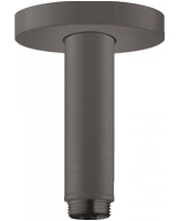 Кронштейн для верхнього душу Hansgrohe S 100 мм Brushed Black 27393340