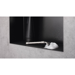 Настінна ніша Hansgrohe XtraStoris Original із вбудованою рамою 30x60x10 см Matt Black 56064670