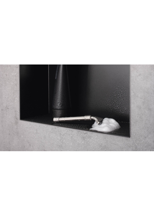 Настінна ніша Hansgrohe XtraStoris Original із вбудованою рамою 30x60x10 см Matt Black 56064670