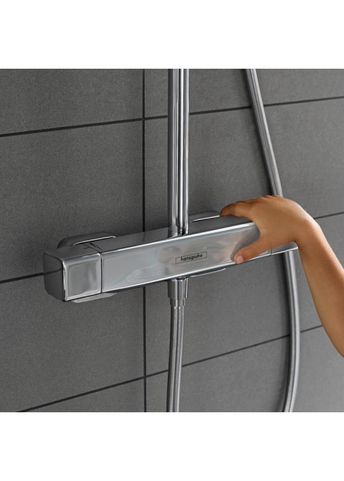 Душова система з термостатом Hansgrohe Croma E Showerpipe 280 1jet EcoSmart 27660000U SHOWROOM