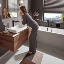 Ручной душ Hansgrohe Pulsify Select Activation 24100670 черный матовый