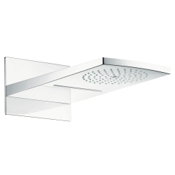 Верхний душ Hansgrohe Raindance Rainfall 180 AIR 2jet, хром/белый 28433400