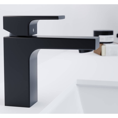 Змішувач для раковини Hansgrohe Vernis Shape 71569670 чорний.