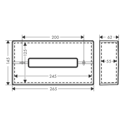 Тримач для серветок Hansgrohe AddStoris 41774140