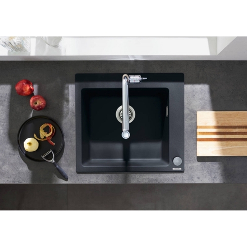 Кухонна мийка Hansgrohe S510-F450 560х510 Graphiteblack 43312170