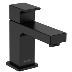 Смеситель для раковины для холодной воды Hansgrohe Vernis Shape 71592670 черный матовый