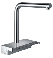 Змішувач для кухні Hansgrohe Aquno Select M81 з висувним душем, хром 73836000