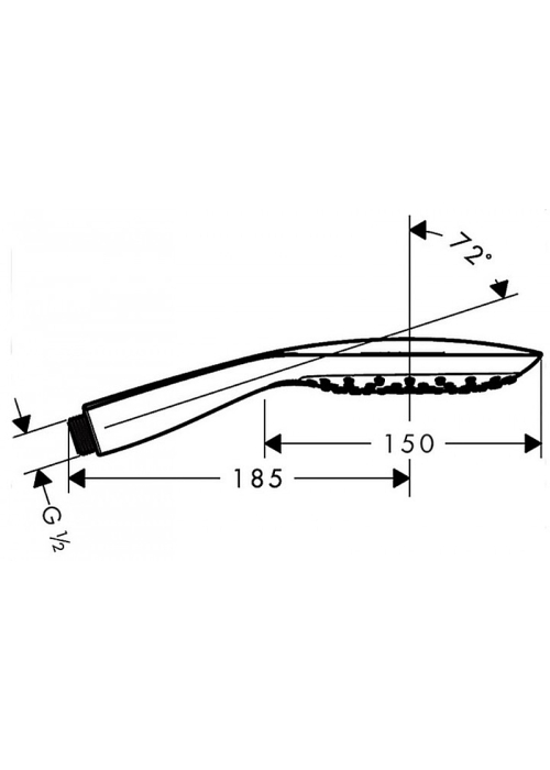 Ручной душ Hansgrohe PuraVida 28557400