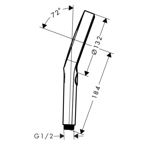 Ручний душ Hansgrohe Rainfinity 26864140