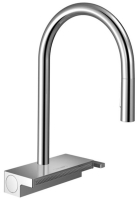 Змішувач для кухні Hansgrohe Aquno Select M81 з висувним душем, хром 73831000