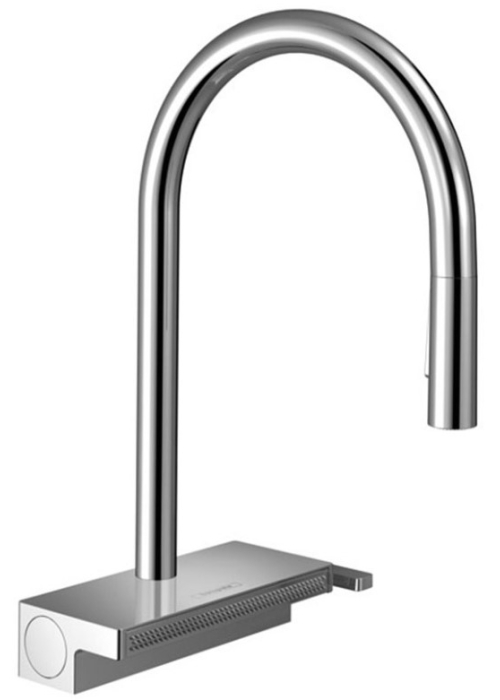 Смеситель для кухни Hansgrohe Aquno Select M81 с выдвижным душем, хром 73831000