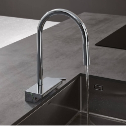 Смеситель для кухни Hansgrohe Aquno Select M81 с выдвижным душем, хром 73831000