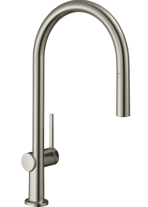 Смеситель Hansgrohe Talis M54 для кухонной мойки с выдвижным душем Sbox Stainless Steel 72803800