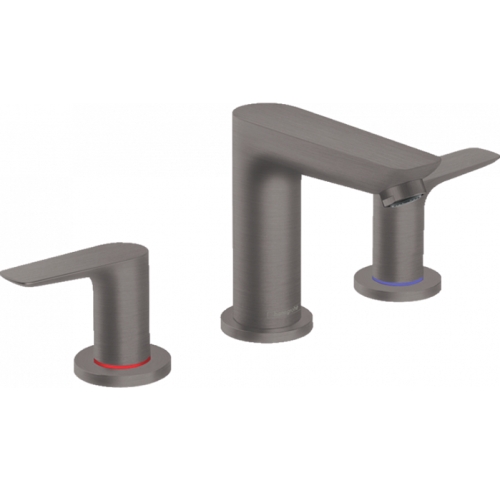 Смеситель для раковины на 3 отверстия Hansgrohe Talis E Brushed Black 71733340