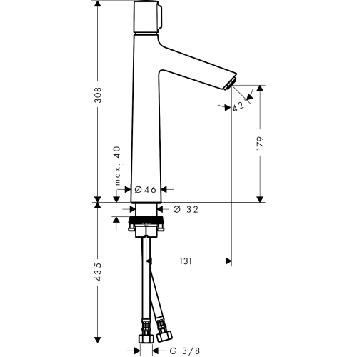 Смеситель для раковины Hansgrohe Talis Select S 72045000