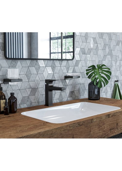 Склянка для зубних щіток Hansgrohe AddStoris 41749670 чорний матовий