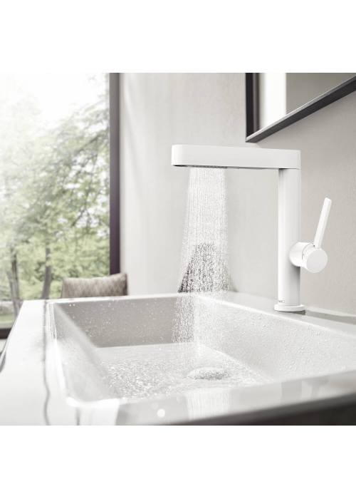 Смеситель Hansgrohe Finoris для раковины, белый матовый 76063700