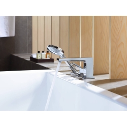 Смеситель на борт ванны Hansgrohe Metropol Loop Secuflex хром 74550000