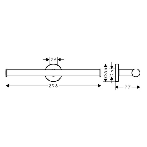 Тримач туалетного паперу Hansgrohe Logis Universal 41717000