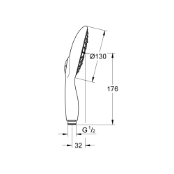 Ручной душ Grohe Power&Soul 27672A00