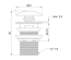 Донний клапан для раковини Lidz (CRM) з переливом (LIDZCRM470000300)