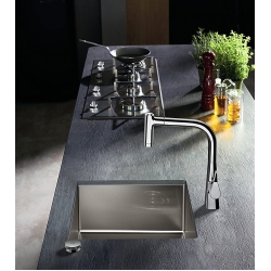 Кухонне миття Hansgrohe S719-U400 під стільницю 450х450 Stainless Steel 43425800