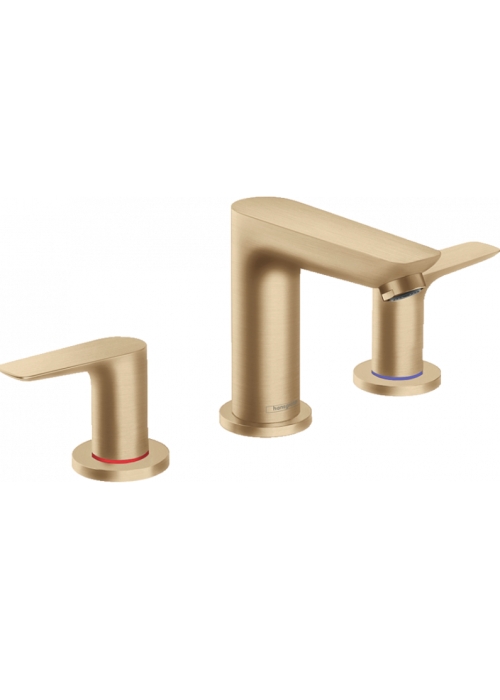 Змішувач для раковини на 3 отвори Hansgrohe Talis E Brushed Bronze 71733140