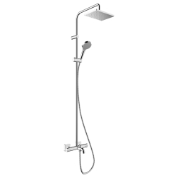 Душова система Hansgrohe Vernis Shape Showerpipe 230 1jet з термостатом для ванни 26284000 хром