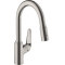 Змішувач для кухні Hansgrohe Focus M42 з висувним виливом Stainless Steel Finish 71801800