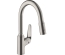 Змішувач для кухні Hansgrohe Focus M42 з висувним виливом Stainless Steel Finish 71801800