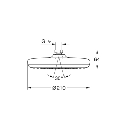 Верхній душ Grohe Tempesta 26408000