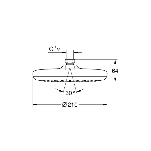 Верхній душ Grohe Tempesta 26408000