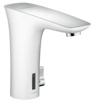 Электронный смеситель для раковины Hansgrohe PuraVida White-Chrome 15170400