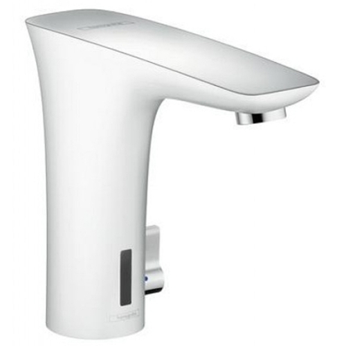 Электронный смеситель для раковины Hansgrohe PuraVida White-Chrome 15170400