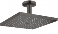 Верхній душ Hansgrohe Raindance E 300 1jet із стельовим з'єднувачем Brushed Black 26250340