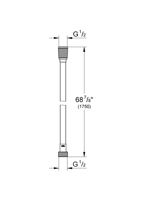 Душовий шланг GROHE Silverflex 28388DC0