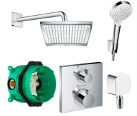 Комплект скрытого монтажа Hansgrohe Ecostat E для душа 6в1 20190008