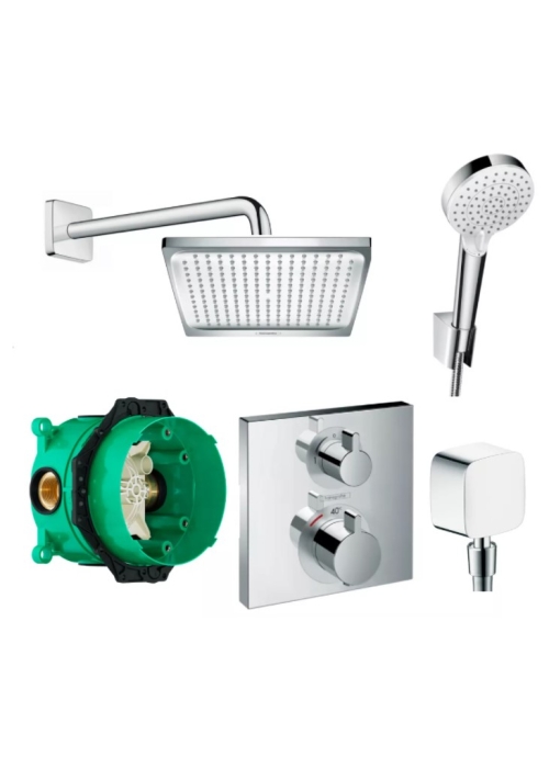 Комплект скрытого монтажа Hansgrohe Ecostat E для душа 6в1 20190008