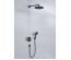 Душова система з термостатом Hansgrohe Croma 280 Ecostat S 27961670 чорний матовий