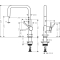 Смеситель для кухонной мойки Hansgrohe Talis M54, хром 72844000