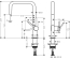 Смеситель для кухонной мойки Hansgrohe Talis M54, хром 72844000