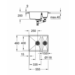 Кухонна мийка Grohe Sink K500 31648AP0