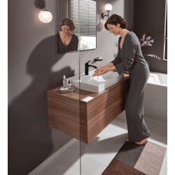 Смеситель Hansgrohe Vivenis для раковины, черный матовый 75022670